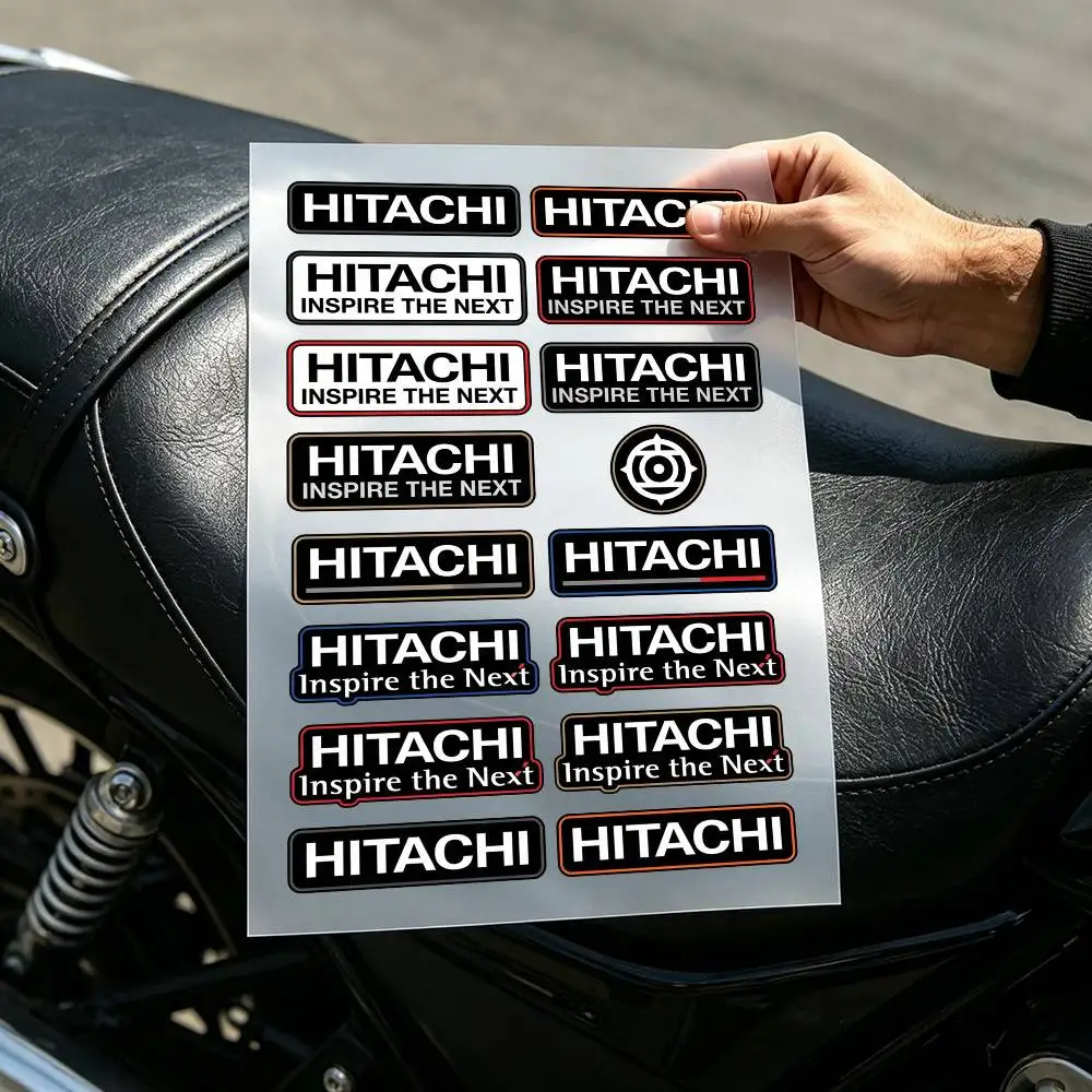 Heavy Industry Sticker Sheet Multi Border Label Graphics Weatherproof Self Adhesive For Vehicle Water Bottle Gear Case Ornament