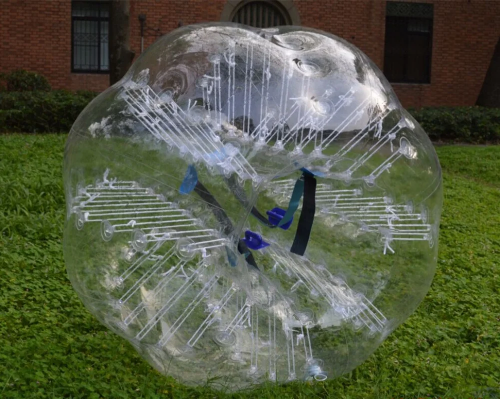 Bolha inflável bolas de futebol 1.2m 1.5m 1.7m 100% material tpu bolha inflável futebol para adolescentes/adultos bola pára-choques para adulto