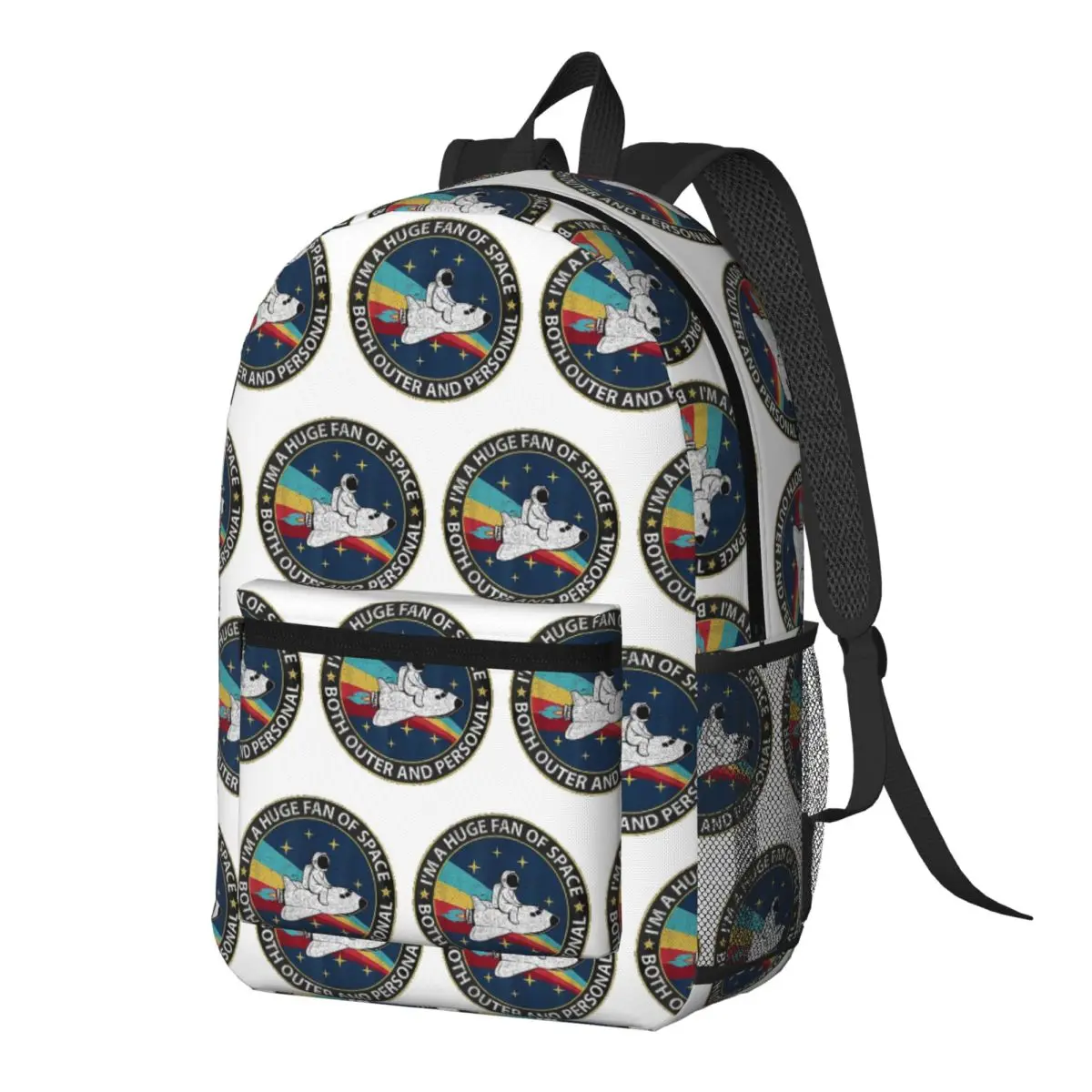 Huge Fan Of Space Both Outer And Personal Backpack Daypack Large Capacity Kids BookBag School Bag Shoulder Bags for Men Women