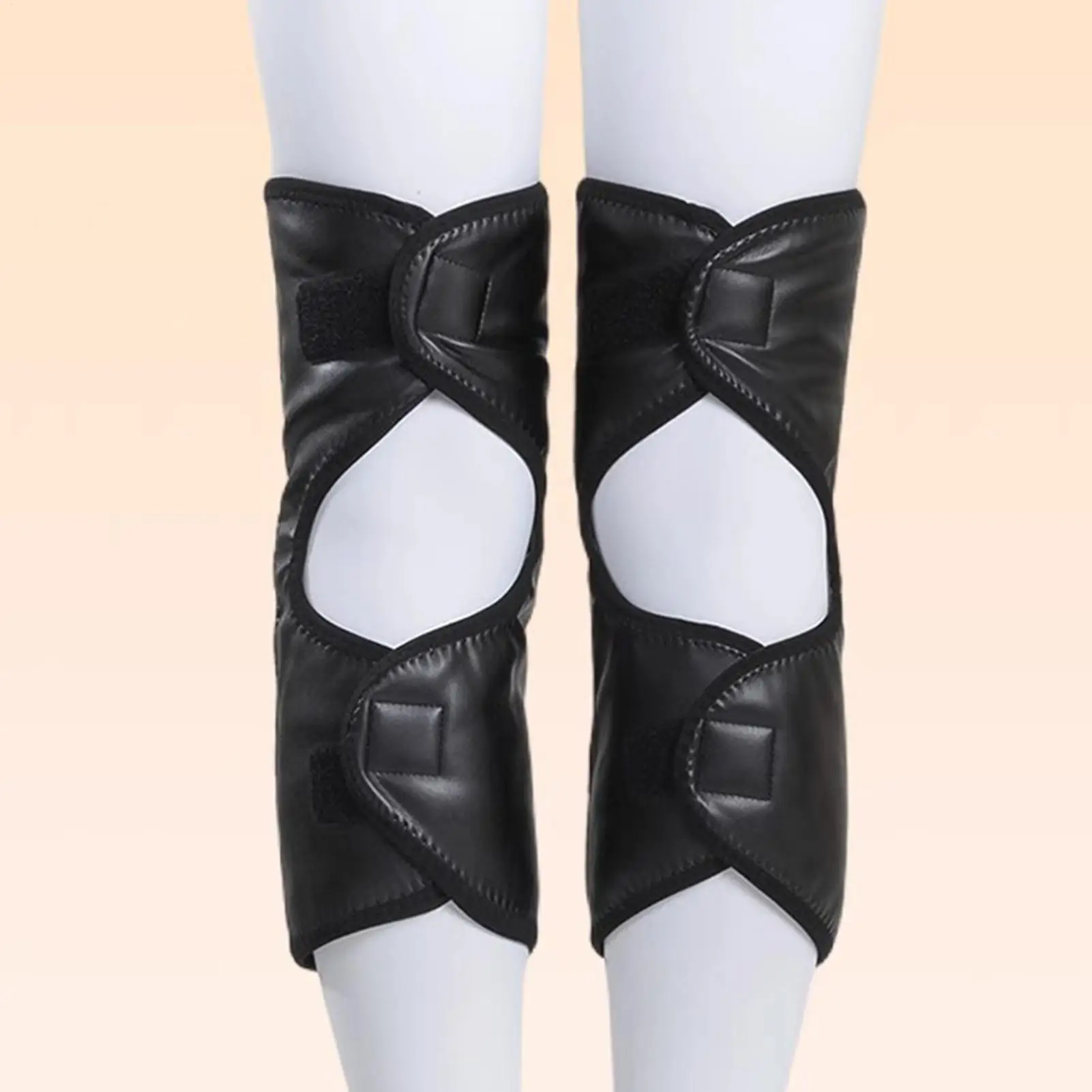 Cycling Knee Warmers Leg Thermal Sleeve Running Knee Warmers For Cycling Motorcycle Bike Winter Sports Daily Commuting Camping view 3