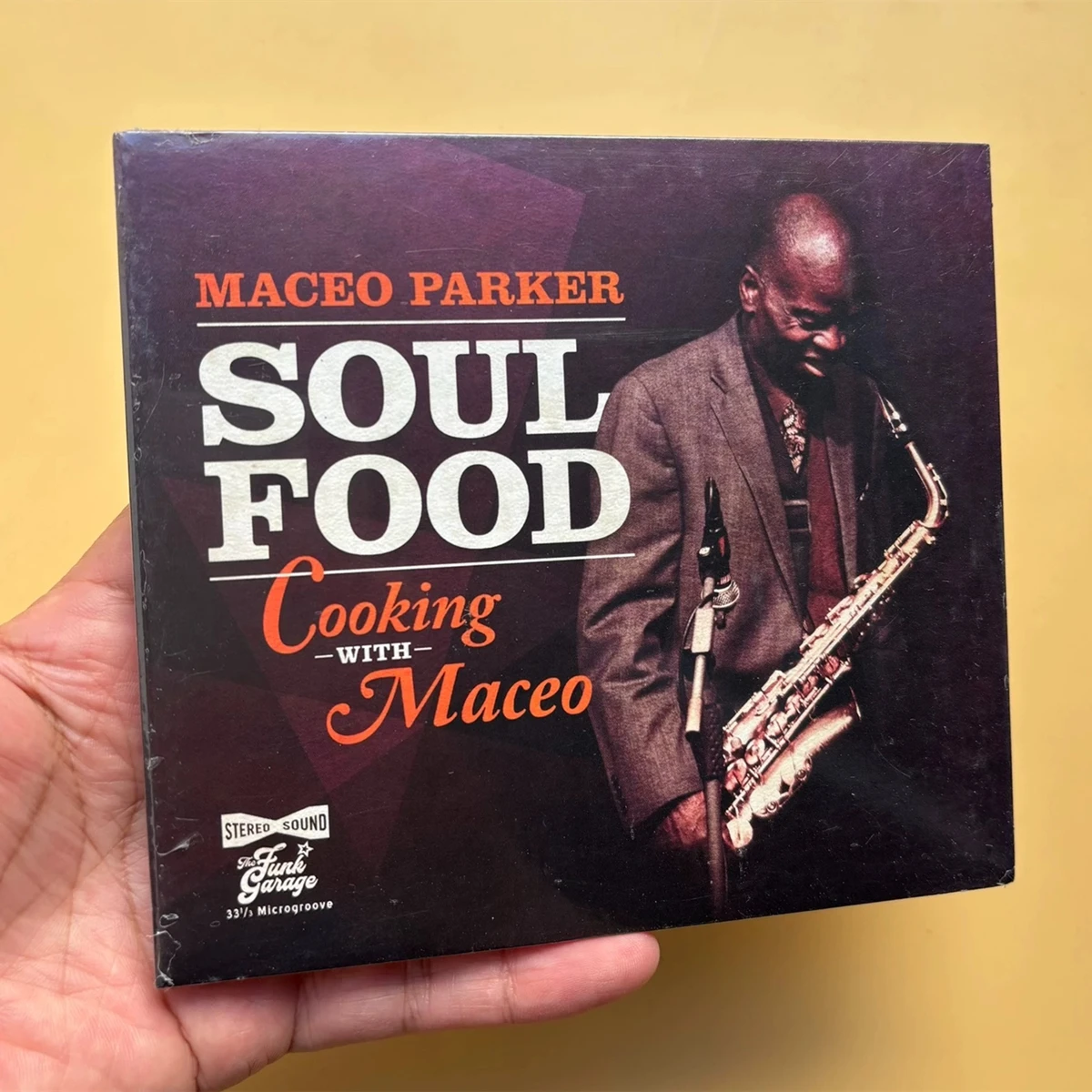 Jazz-Funk Maceo Parker música CD alma comida cocina con álbum Maceo cruzar la pista grabación de música Cosplay Walkman caja de rastas sonoras