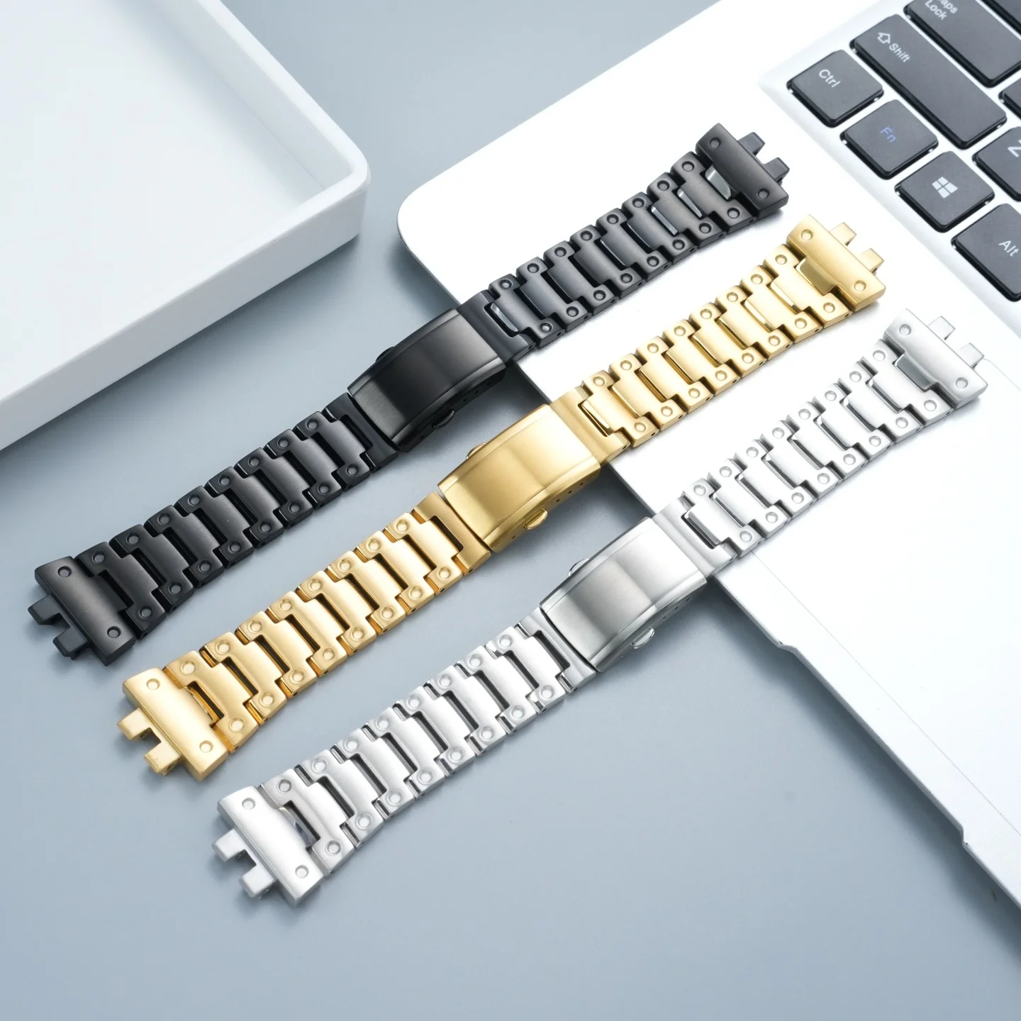 Stainless Steel Watch Band For Casio GMW-BZ5000 Replacement Metal Watch Strap GMWBZ5000 Waterproof Premium Steel Bracelet Men