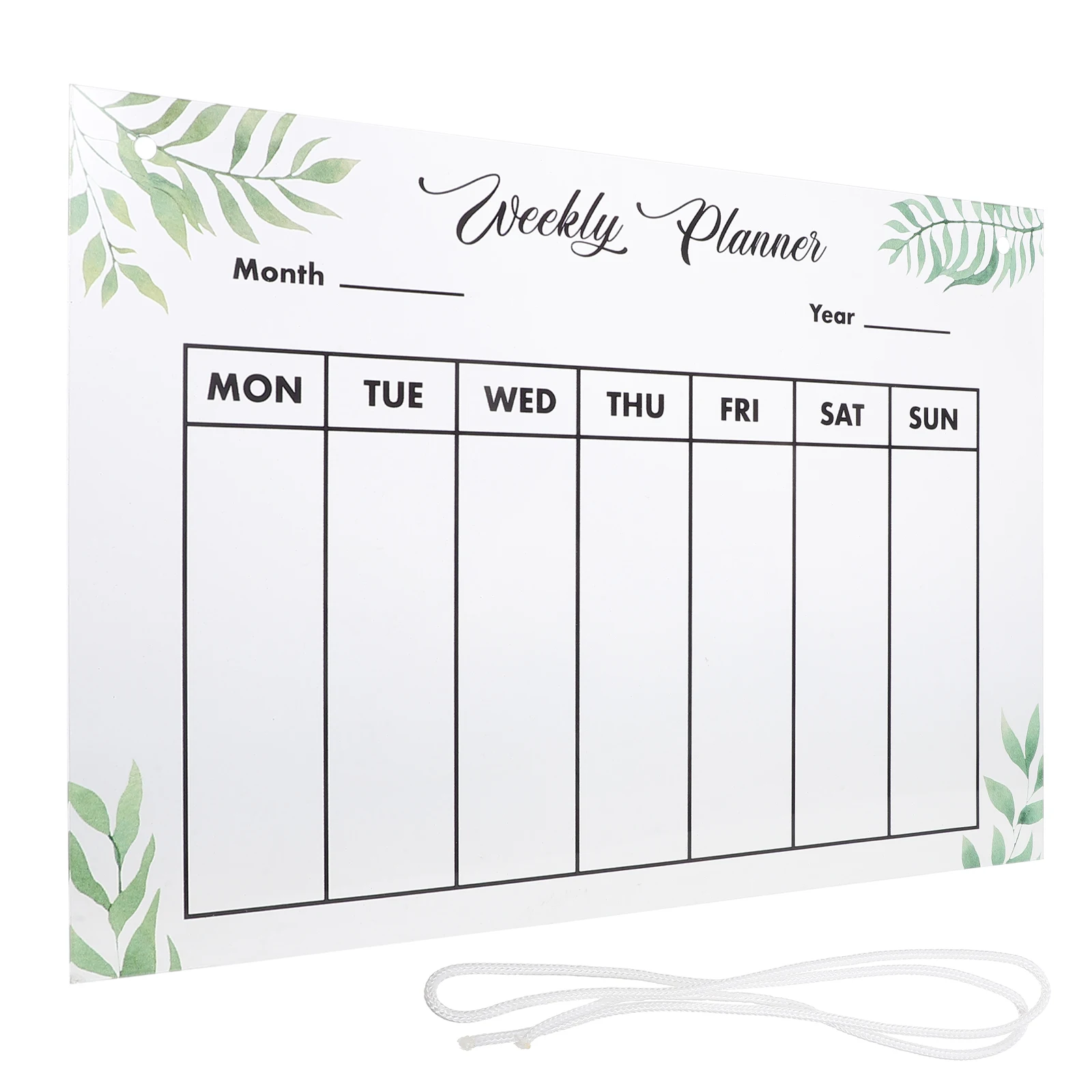 

Erasable Acrylic Memo With Lanyard Planner Board Transparent Desktop Memo Note Clear Office Supply Home Writing Board