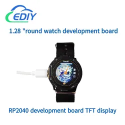 1.28-Inch RP2040 Round Watch Programmable Development Board Wearable Smartwatch With TFT Display