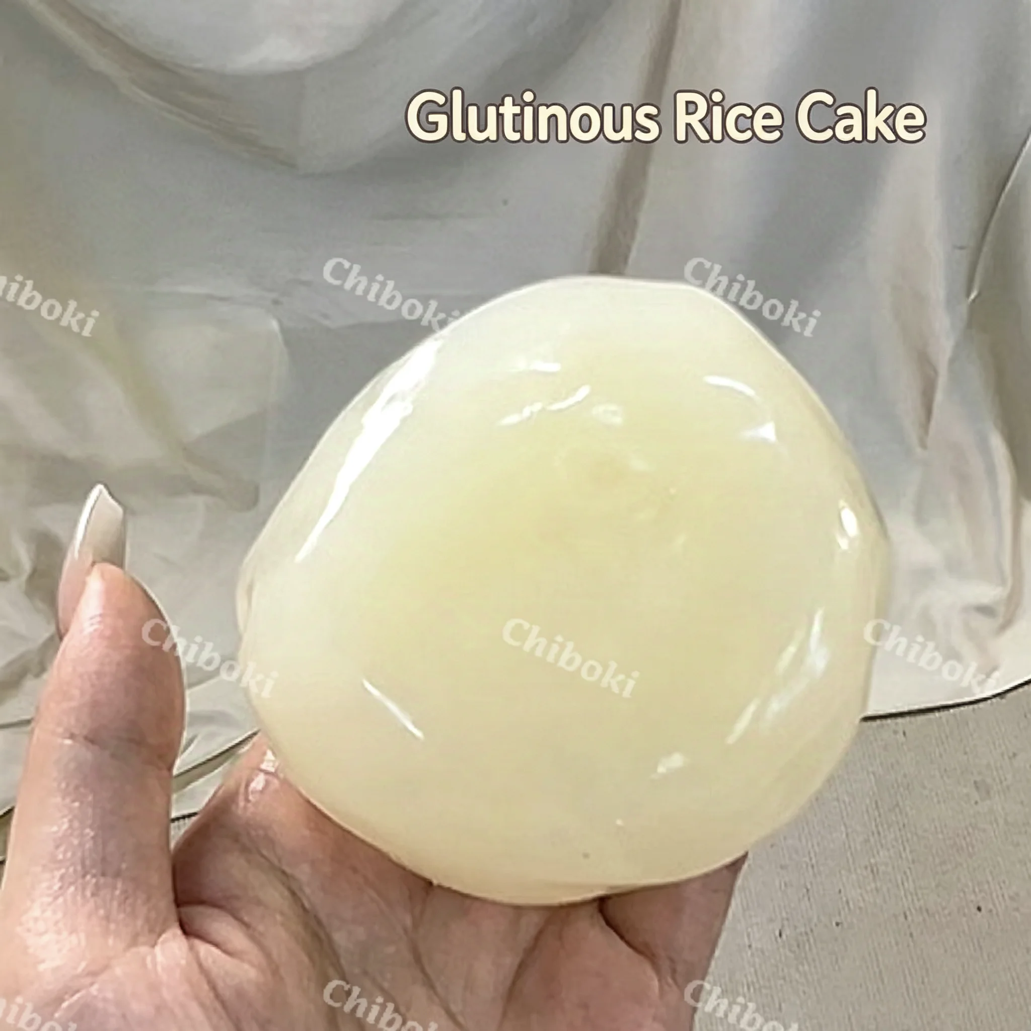 Pelota Blanda de Arroz Glutinoso Chiboki - Juguete Sensorial de Gelatina Sedosa, Piel Delgada, Moldeable, Sin Rebote, Fácil de Usar