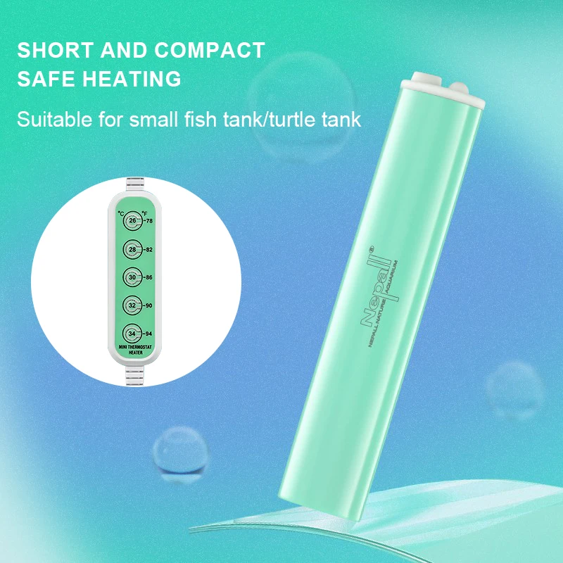 Newest Aquarium Heating Rod Intelligent Constant Temperature Control Fish Tank Submersible Mini Heater 25W/ 50W/ 75W