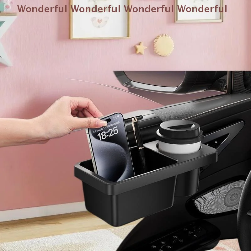 

Универсальный автомобильный держатель для бутылок, органайзер для ключей и телефона на дверцу с USB-портом для зарядки