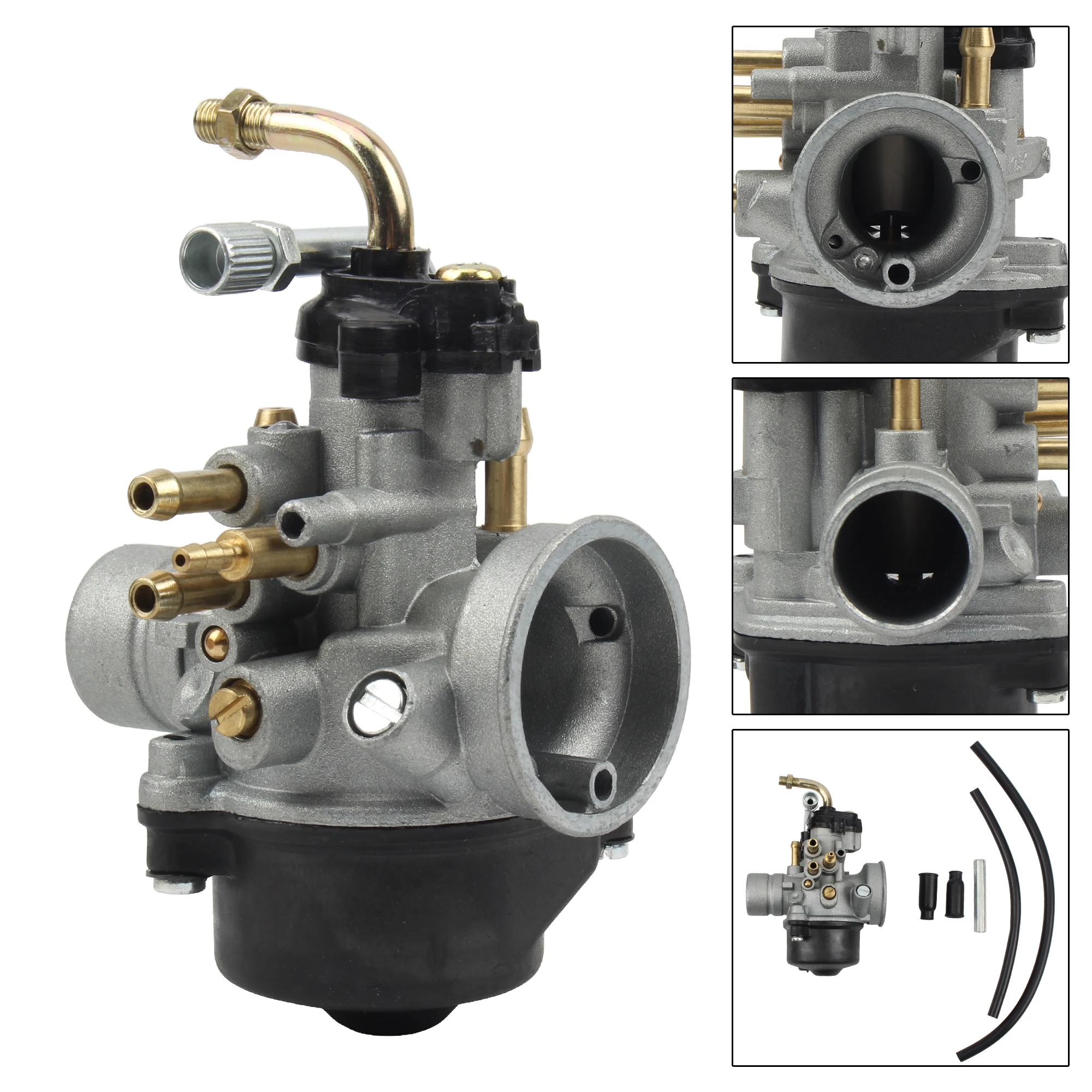 Motorcycle Carburetor 12mm 17.5mm PHBN Motocross For Minarelli 50cc Engine For Yamaha Zuma Jog-R Aerox 50CC Modification Parts