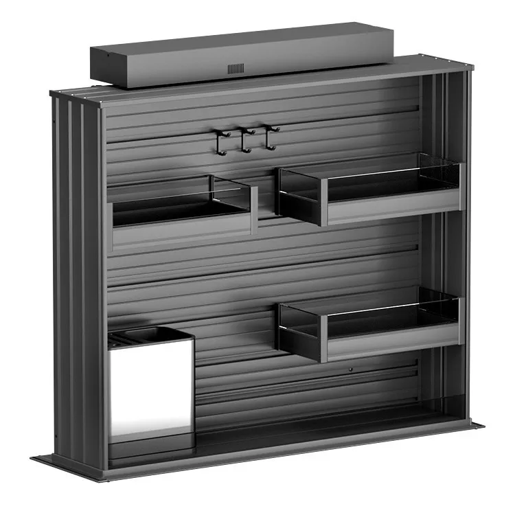 cabinet voice-activated touch kitchen cabinet intelligent lift basket machine all-aluminum hanging cabinet seasoning