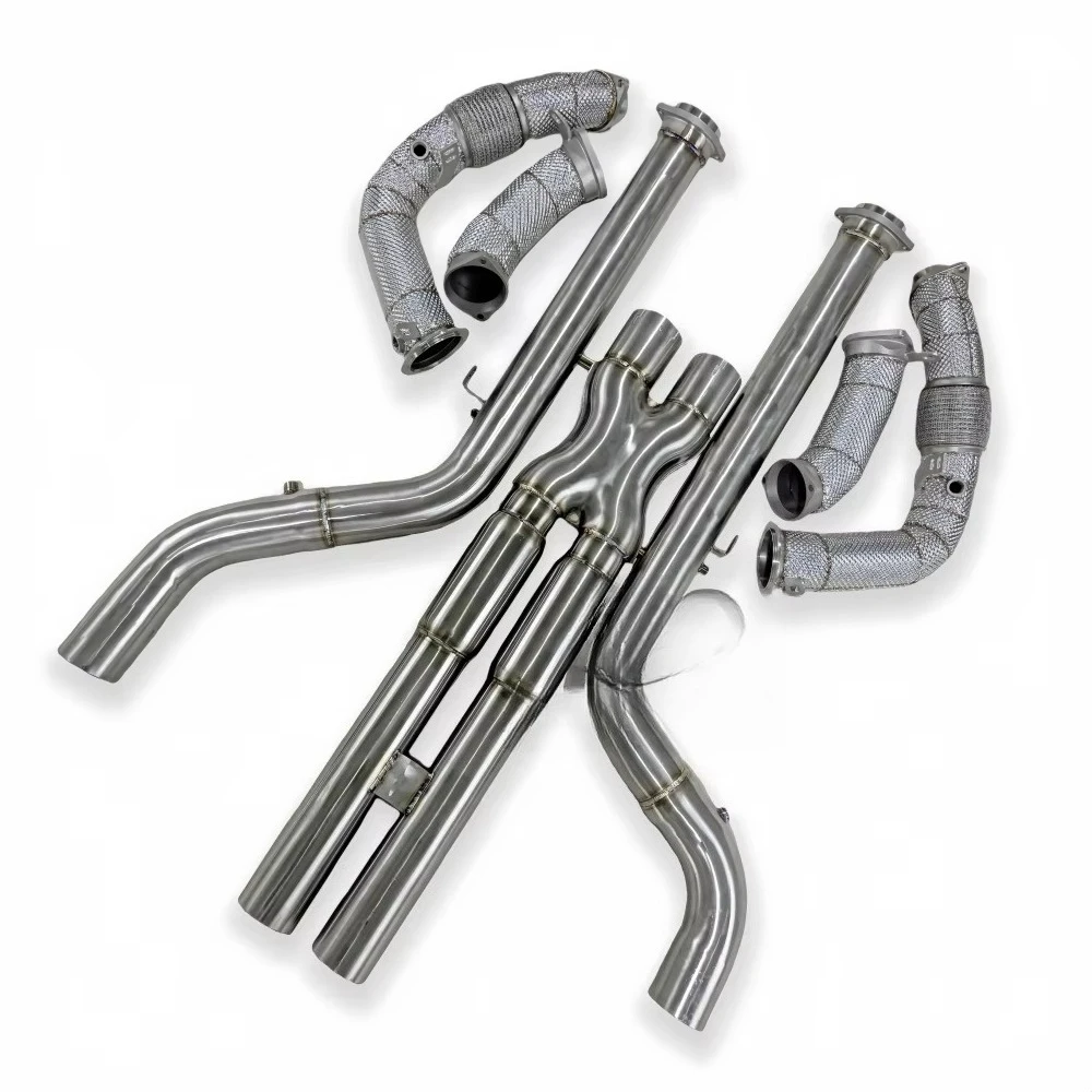 Exhaust Middle Pipe Is Suitable for  X6M F96 4.4T 2024+ Car Stainless Steel Material Perfectly Matched
