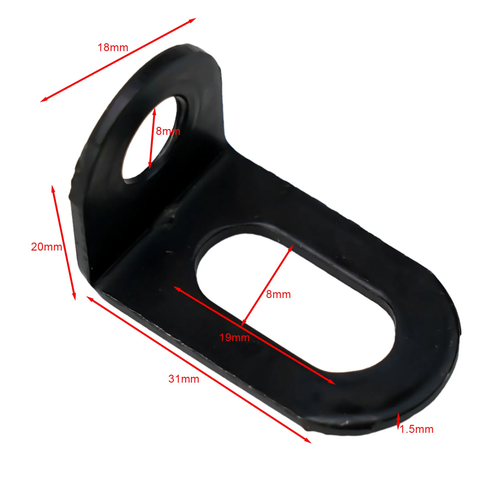 Brace Bracket Corner Brackets Black 10Pcs 90 Degree Right Angle Adjustable Small Corner Size Cabinets Chairs Furniture Colour