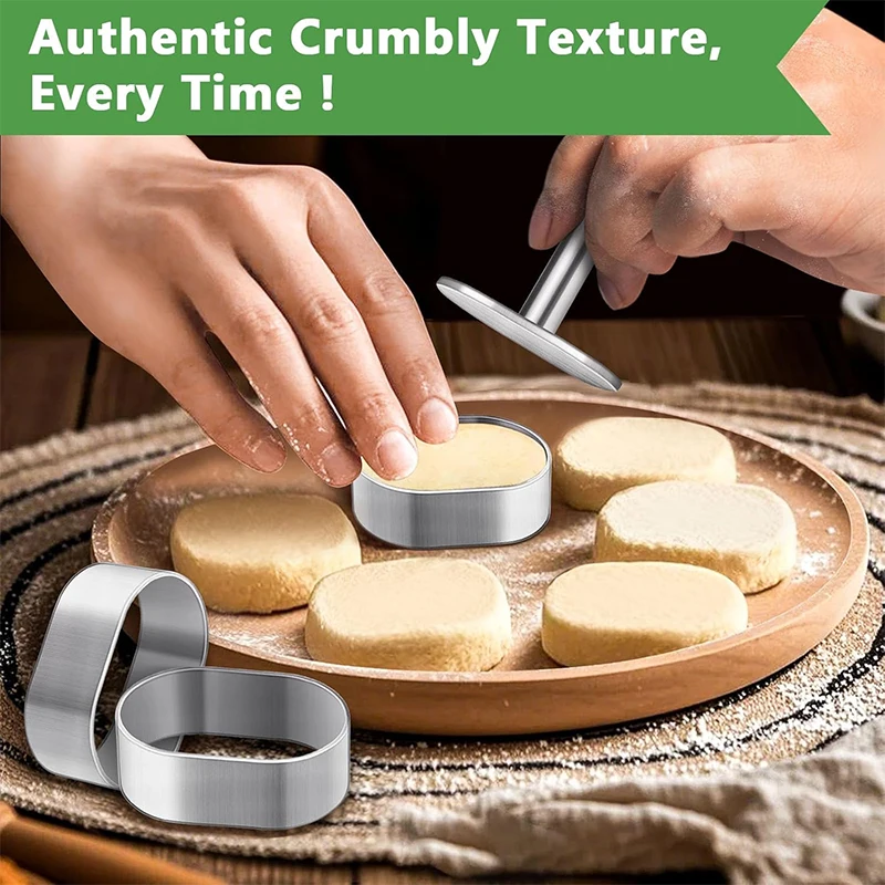 Stainless Steel Cake Mousse Pastry Ring Mold with Pusher DIY Baking Tools for Cake Decorating Cooking Rings Pulburon Molder view 3
