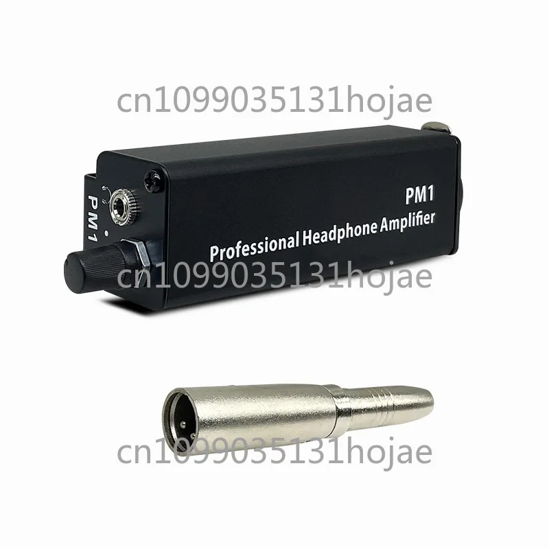 

Портативный одноканальный усилитель для наушников PM1, усилитель для наушников XLR XLR до монитора 3,5 мм AMP-1