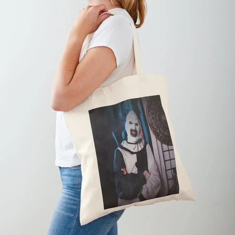 

Art The Clown Says CHEEESE! Tote Bag tote bag woman canvas tote bag Handbags women Shopping bags