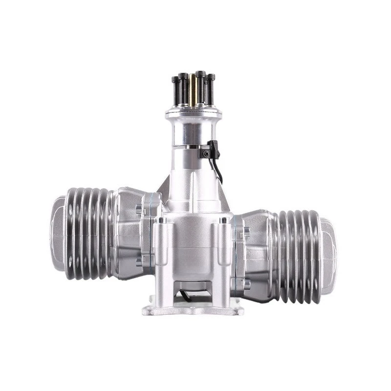

Engine two-cylinder two-stroke side exhaust natural air-cooled hand start 170cc displacement