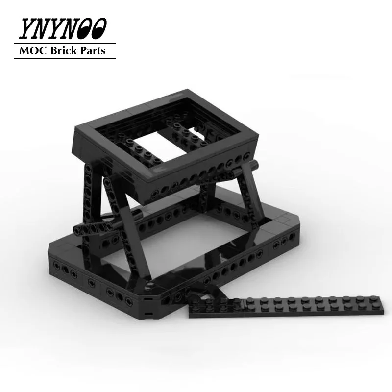 NEW MOC Display Stand Bricks Set fit for 10300 Back to the Future Time Machine Cars Building Blocks Model Showing DIY Toys Gifts