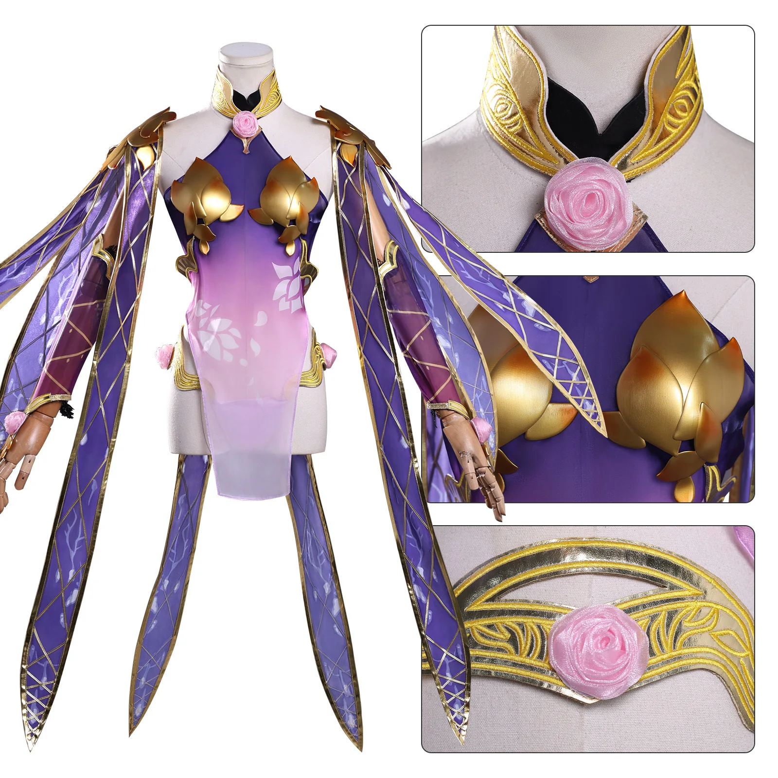 

In Stock FGO Kama Cosplay Costume Wig Game FGO Kama Second Ascension Cosplay Sexy Outfit Halloween Role Play Uniform for Women