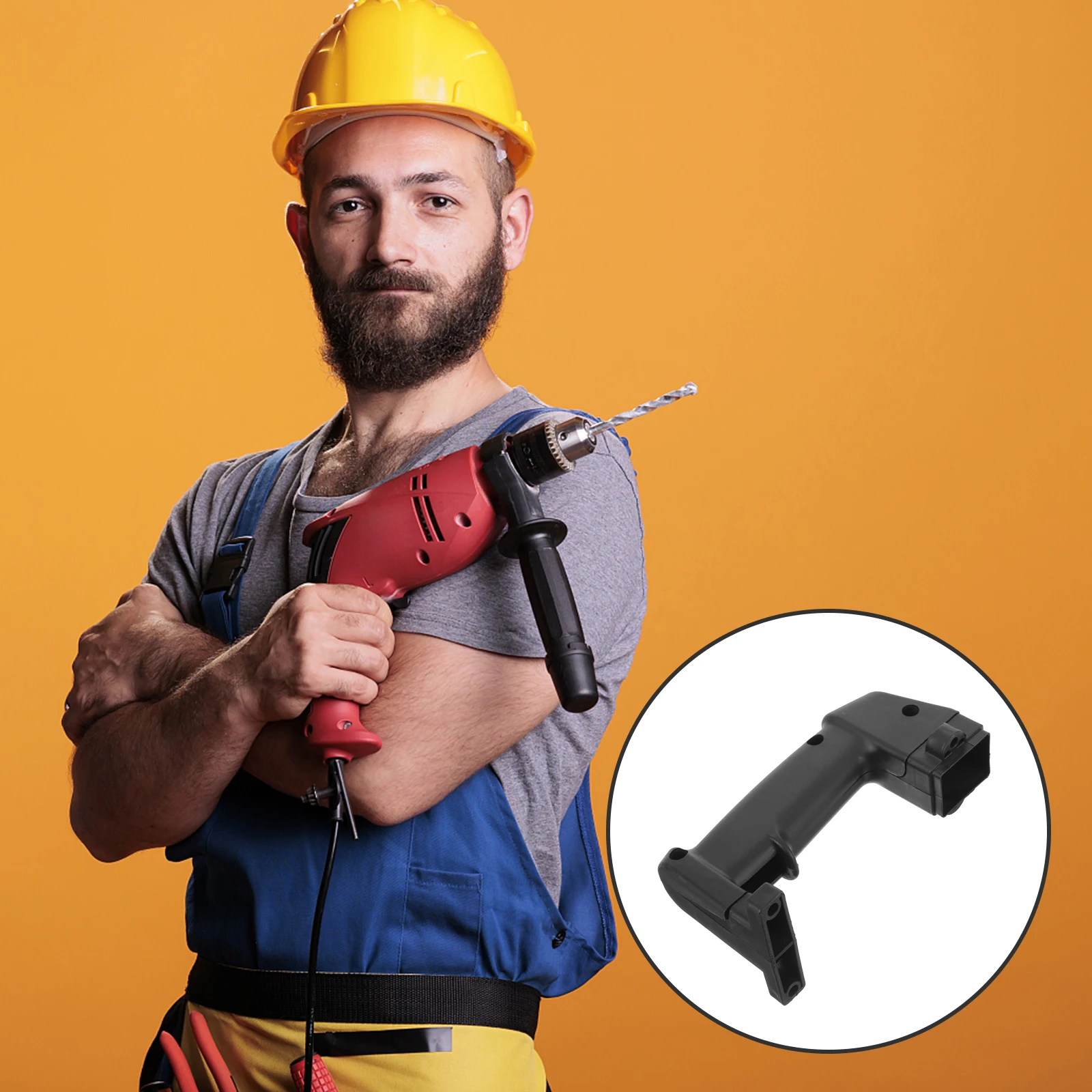 

Electric Hammer Rear H NonSlip Plastic Lock Grip Impact Drill Side Sturdy Replacement Tool Home Accessories Small Electric