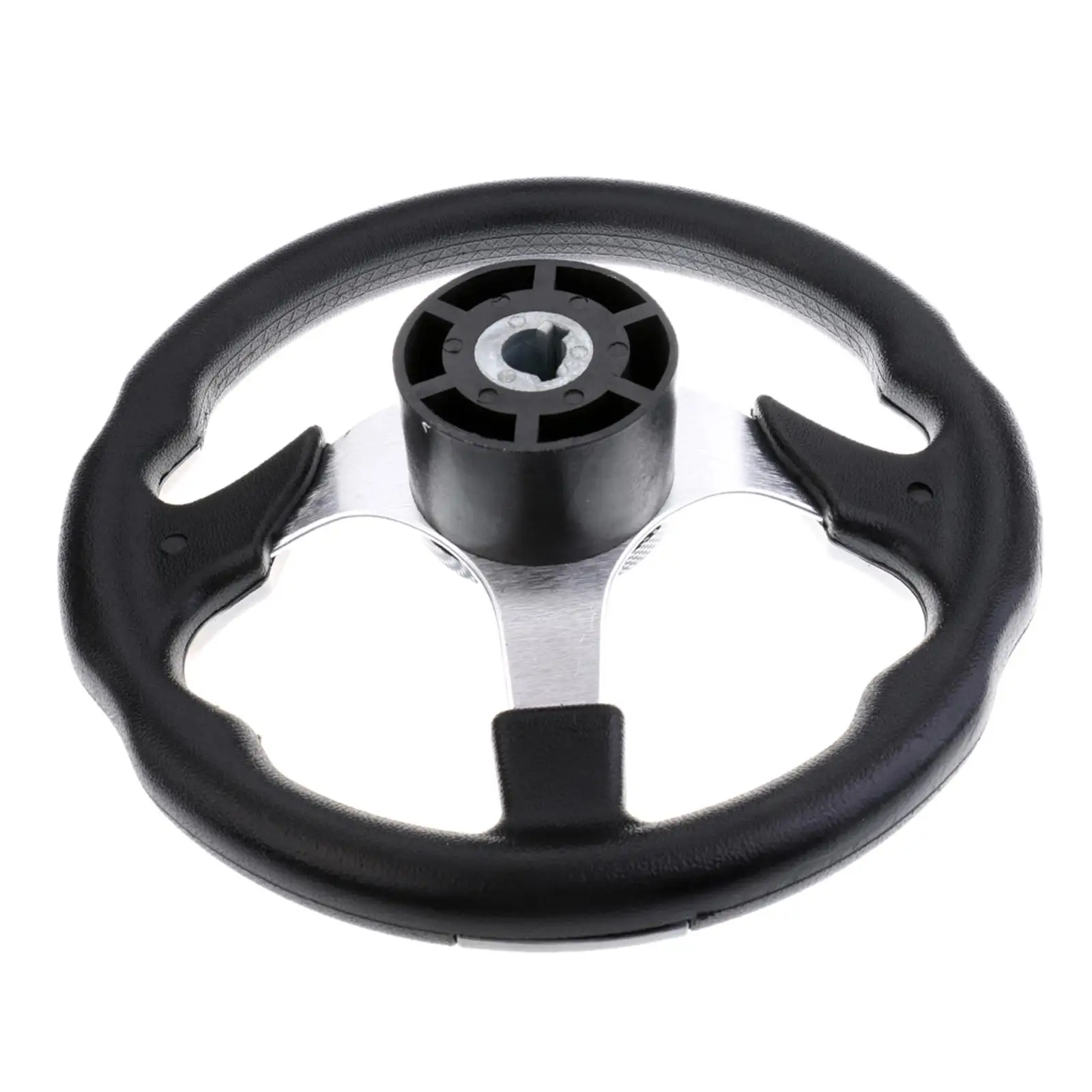 

315MM ALUMINUM ALLOY MARINE BOAT PONTOON STEERING WHEEL 3 SPOKE 3/4 inch SHAFT Boat Parts & Accessories