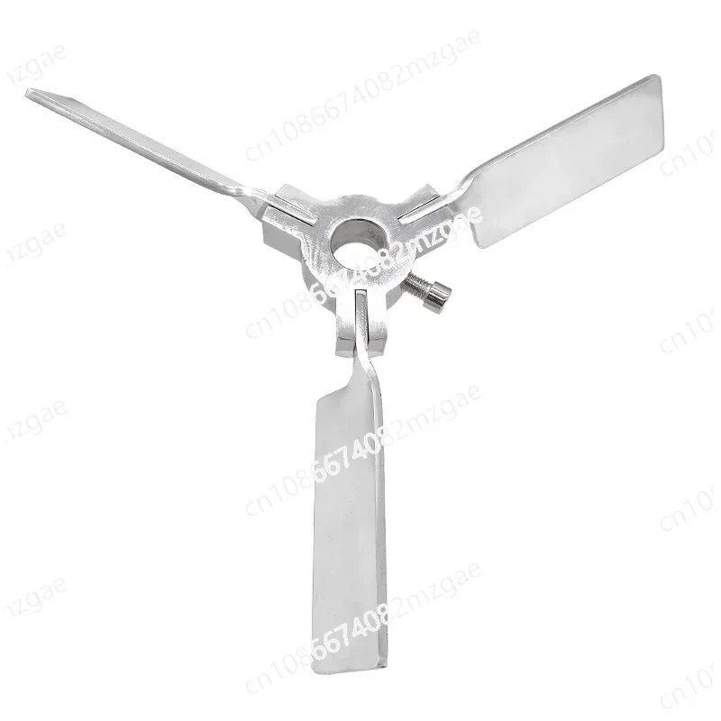 ミキサー-304-ステンレス鋼ブレードアジテーター傘格納式高速展開折りたたみ