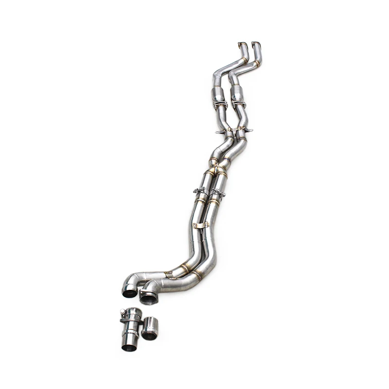

Exhaust Pipe System For BMW M3 E46 L6 3.2L 2000-2006 X-pipe Exhaust System With Resonator Equal Length Mid Pipe System