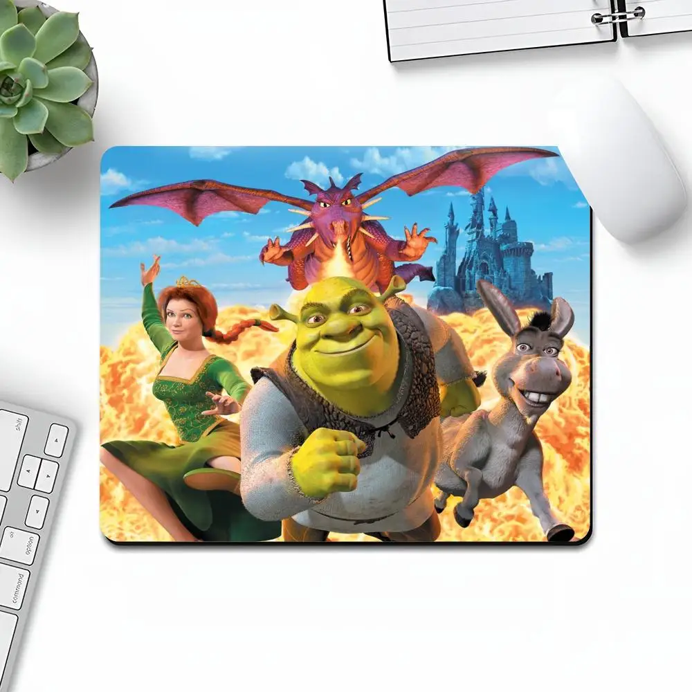 

Sh-rekS Mouse Pad Art Gaming Gamer Small Rubber Locking Edge Large Computer MousePad Gifts Laptop Desk Pad