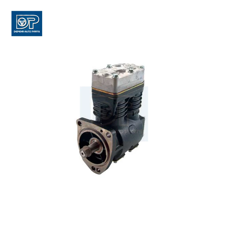 

1381951 LP4844 1571288 571288 Depehr Heavy Duty European Air Brake Two Cylinder Compressor For SC 4 Series Truck DSC-OSC-DC11