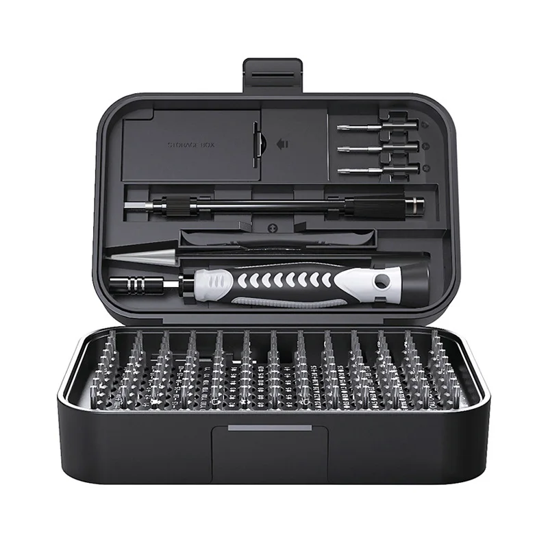 

CRV steel 130 in 1 precision multifunctional screwdriver set combined tool 117 screwdriver head