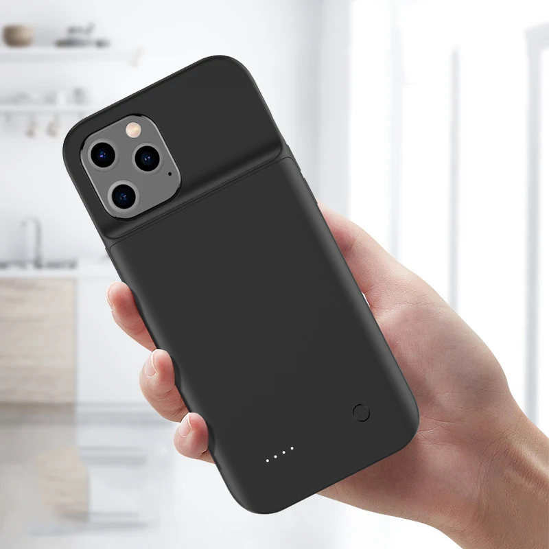 6800mAh Slim Battery Charger Case for iPhone 11 12 13 14 15 Pro Max 14 15 Plus 12 13 Mini X XS Max XR Power Bank Charging Case