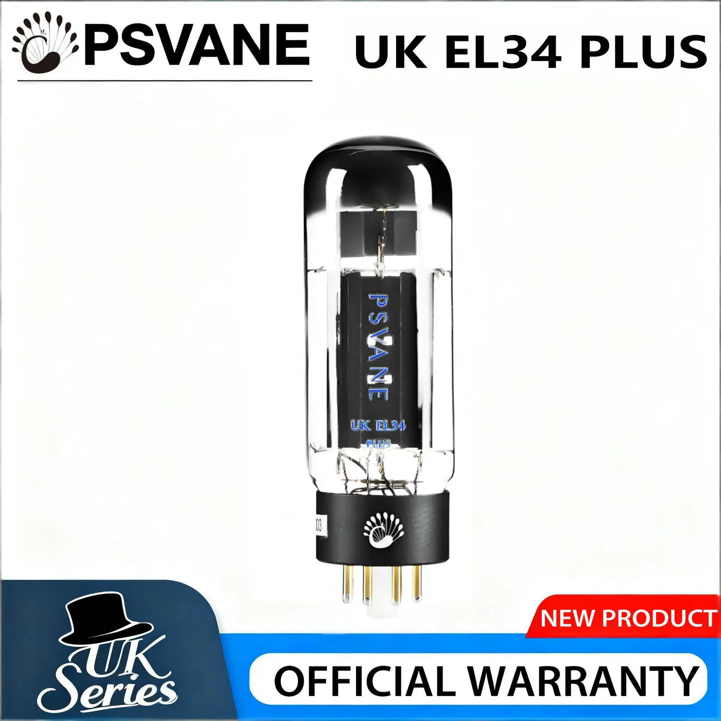 

PSVANE UKEL34 PLUS Vacuum Tube Replaces EL34 EL34B 5881 6L6 6L6GC 6CA7 6P3P KT77 HIFI Audio Tubes Electronic Tube Amplifier