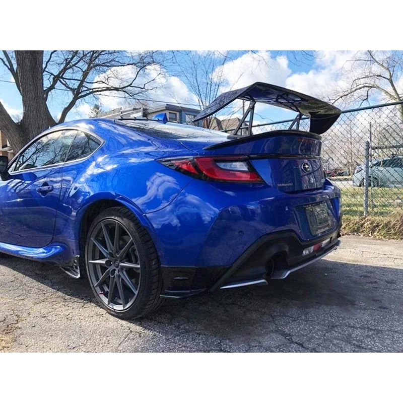 

For 2022 Subaru BRZ ZD8 Toyota GR86 ZN8 STI style Carbon Fiber Swan-neck High Wing Rear Spoiler