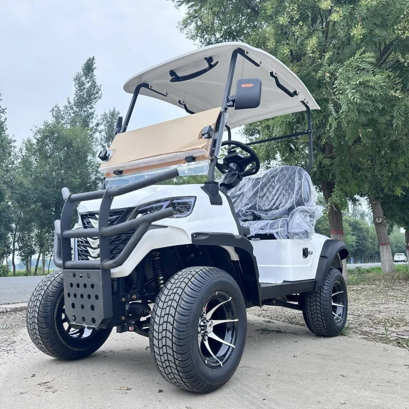 أفضل سعر عربات الغولف نوعية جيدة بطارية ليثيوم عربات الغولف الكهربائية 4 مقاعد عربة الغولف المريحة #4