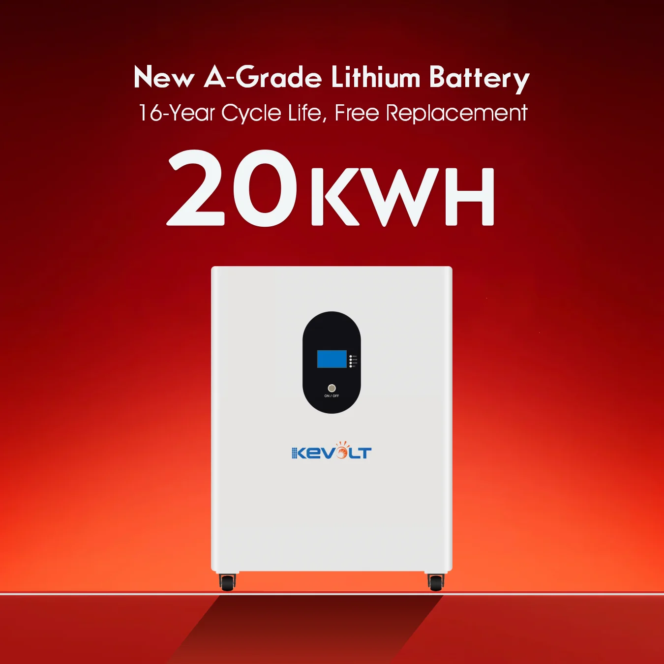 400Ah 20KWH 48V 51.2V LiFePO4 Battery, Hybrid Wall Mounted Home Solar Energy Powerwall