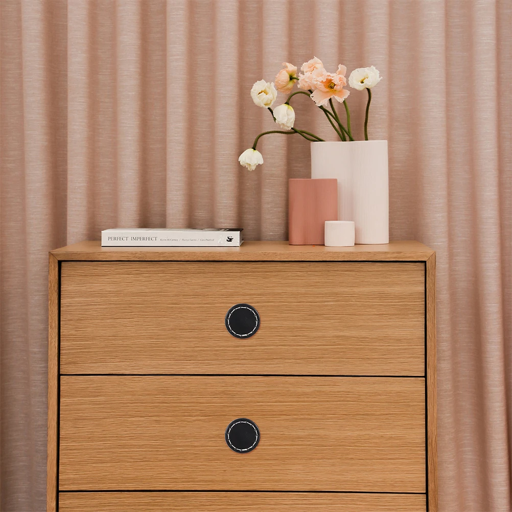 

2 Pcs Drawer Pulls Modern Modern Drawer Pulls Design for Kitchen Bathroom Cabinet Furniture Hardware Bronze Easy Install