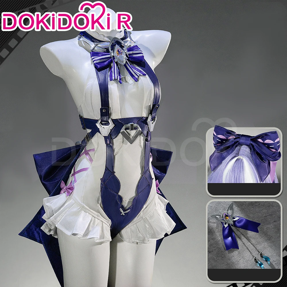 Vivian Banshee Cosplay Costume Game Zenless Zone Zero 2026 ZZZ VVA Vivian Swimsuit Sexy Purple Dress Cosplay view 2