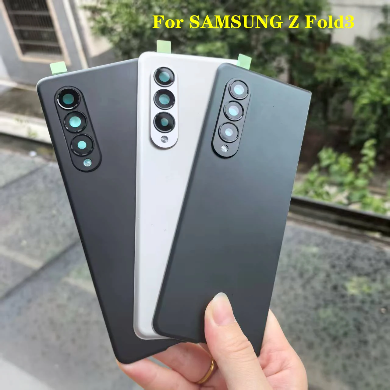 

Новая задняя стеклянная крышка для SAMSUNG Z Fold3 5G SM-F926B, чехол для аккумулятора, замена задней двери, крышка корпуса, панель, запасные части, складная 3