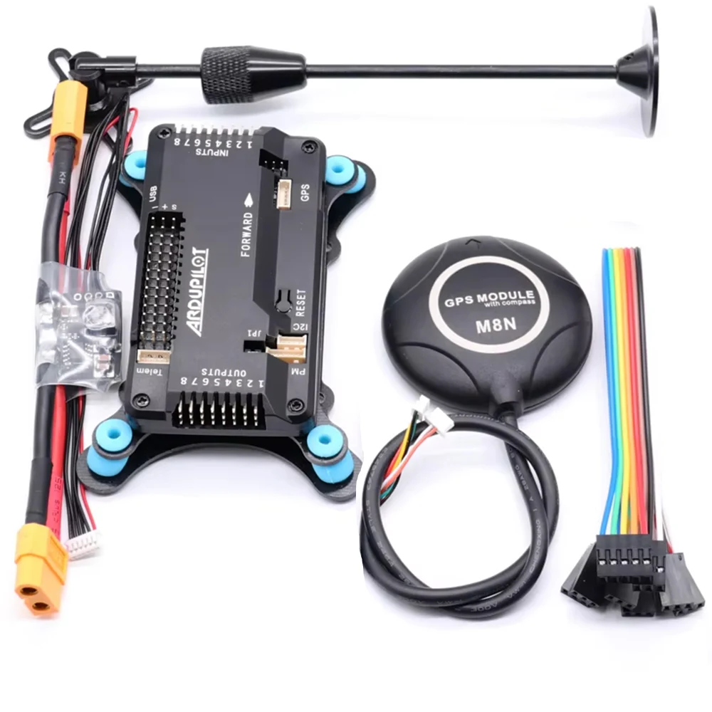 APM2.8 APM 2.8 flight controller xt60/T Plug power module 8M GPS built-in compass gps stand shock absorber for RC Multicop