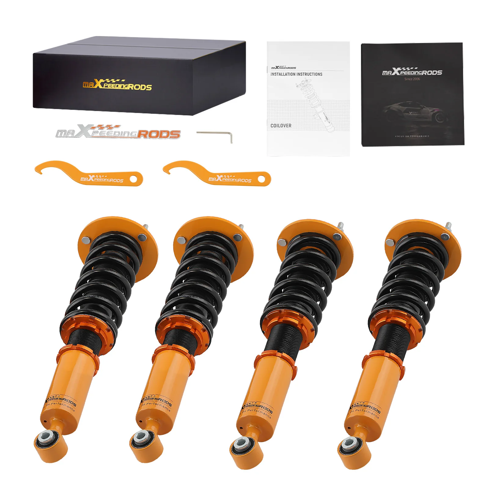 MaXpeedingrods 24 Way Damper Coilovers Suspension Kit For Lexus LS400 95-00 Full Coilovers Suspension  Lowering Kit