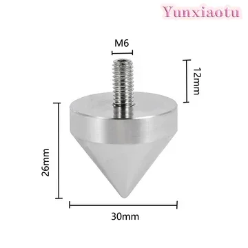 Audio 316 Stainless Steel Speaker Amplifier Rack Stand Isolation Damping Feet Pad Nail Shock Spikes Cabinet Tripod