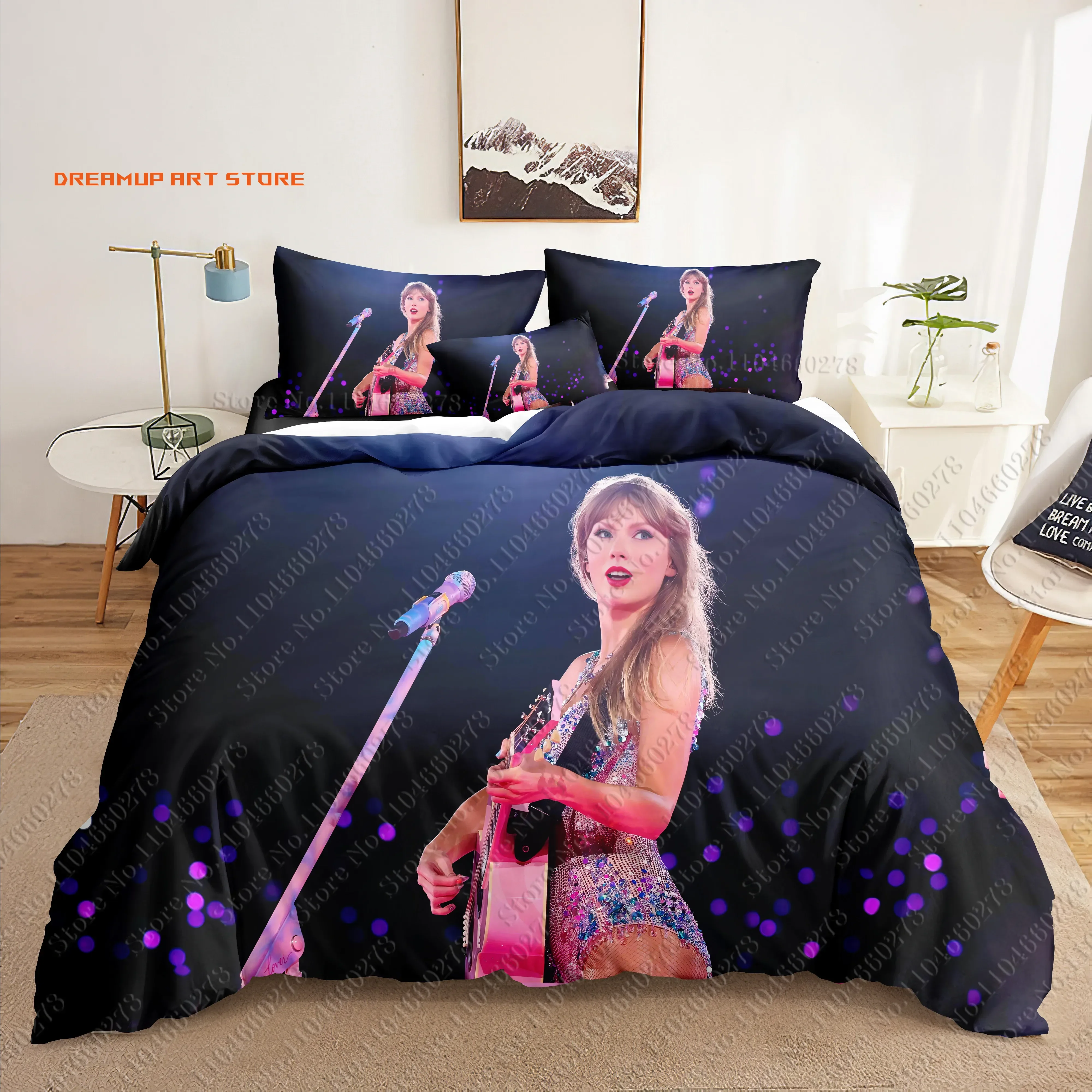 2026 Top Stream Singer T-Taylor 3D Bedding Sets Print Duvet Cover Adults/ Children Bed Comforter Birthday Gift Dropshipping