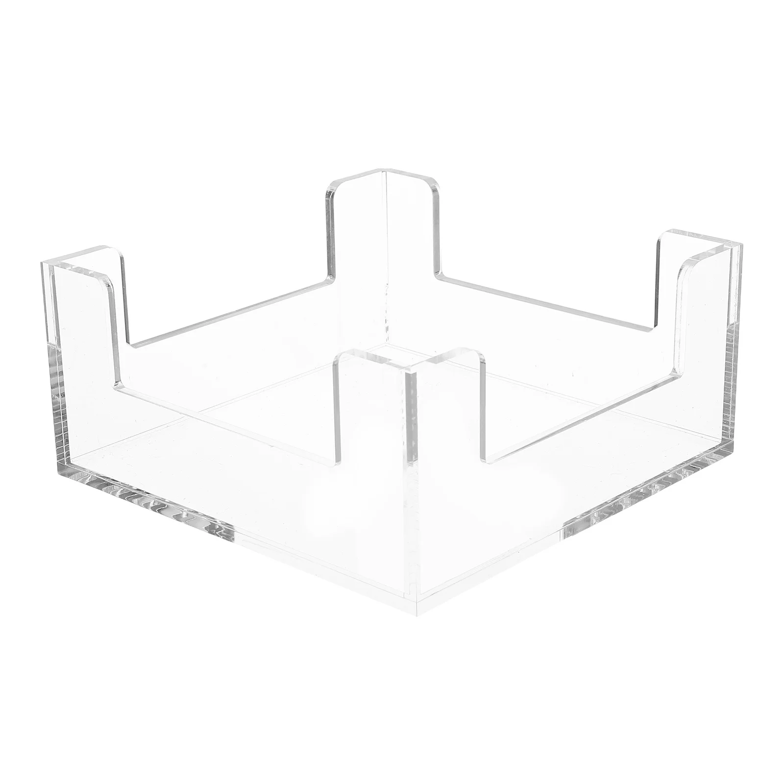 

Transparent Napkin Dispenser Acrylic Tissue Box Easy Access Square Shape Home Bar Accessories Napkin Dispenser Box