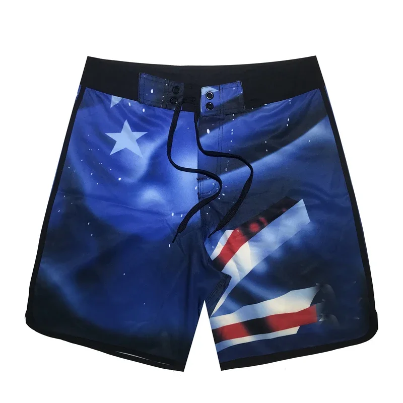 Summer 2024 new premium premium men's 5 swimming trunks large Bermuda surf and beach pants swimming boxers quick-dry gym pants