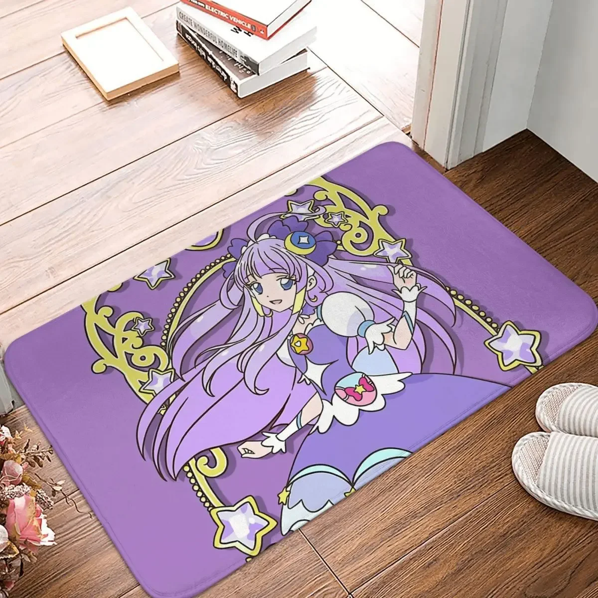 Pretty Cure Precure Princess Anime Anti-Slip Rug Doormat Kitchen Mat Selene Floor Carpet Welcome Decorative