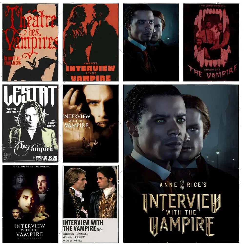 Vampire Drama I-Interview with the Vampire Poster Premium Decor Art & Gift for Household Lounge Home Ornaments