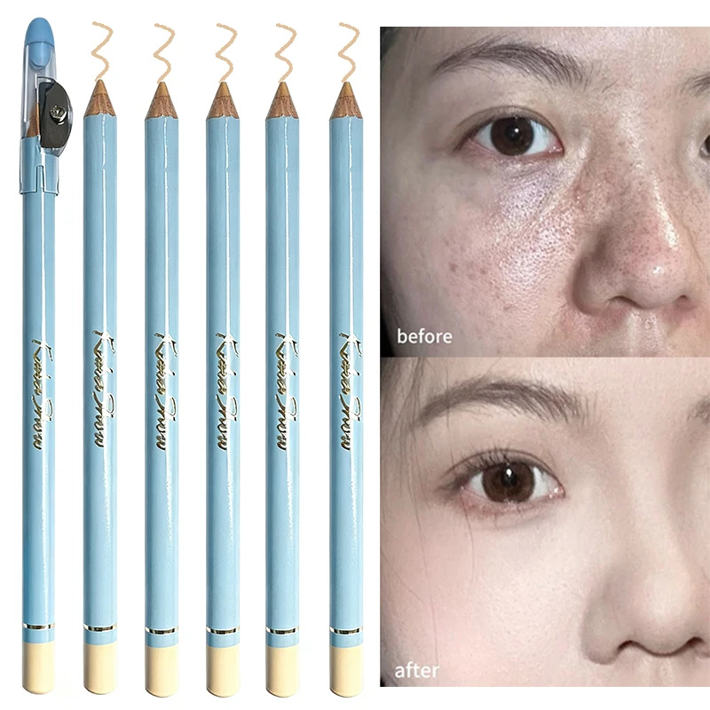 A caneta corretiva kakashow pode cobrir naturalmente olheiras e marcas de acne. Vale bem e vem com um apontador de lápis