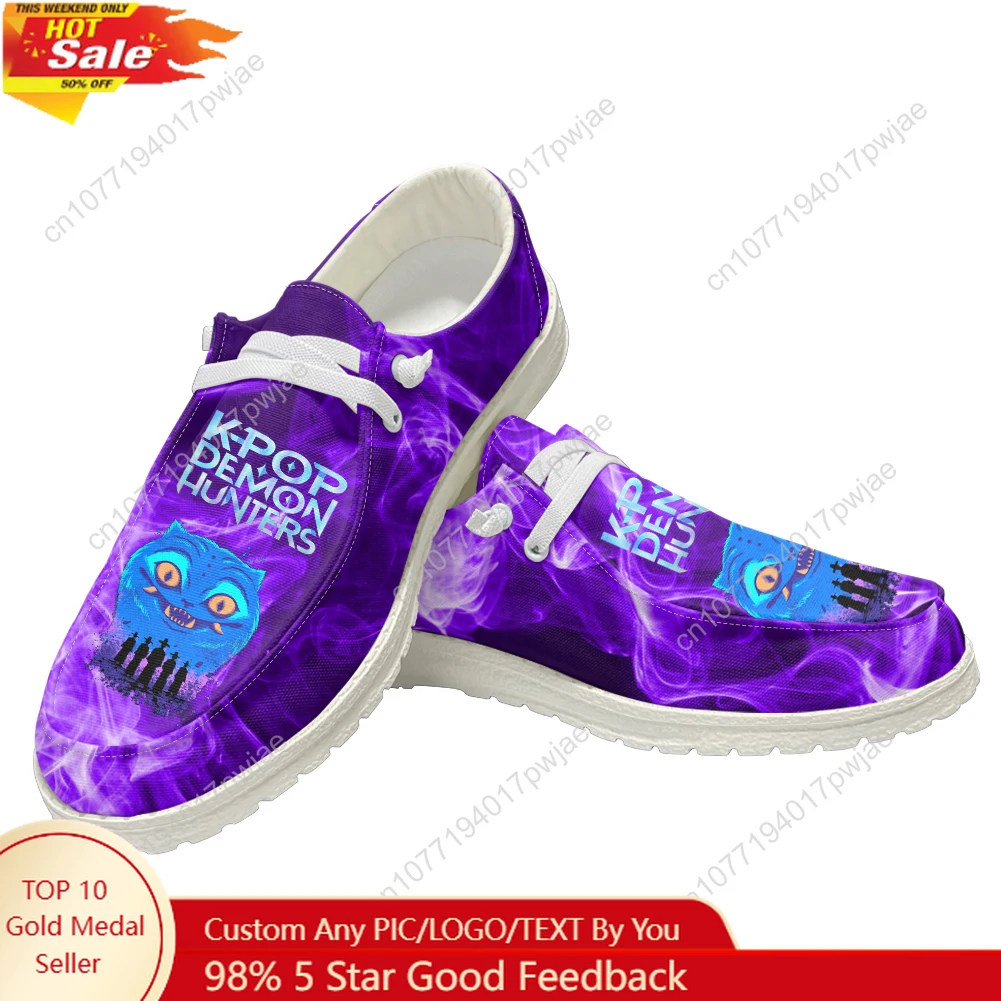

KPop Demon Hunters Derpy Tiger Casual Shoes Mens Womans Flat Shoe Breathable Outdoor Lightweight High quality Flat Casual Shoes