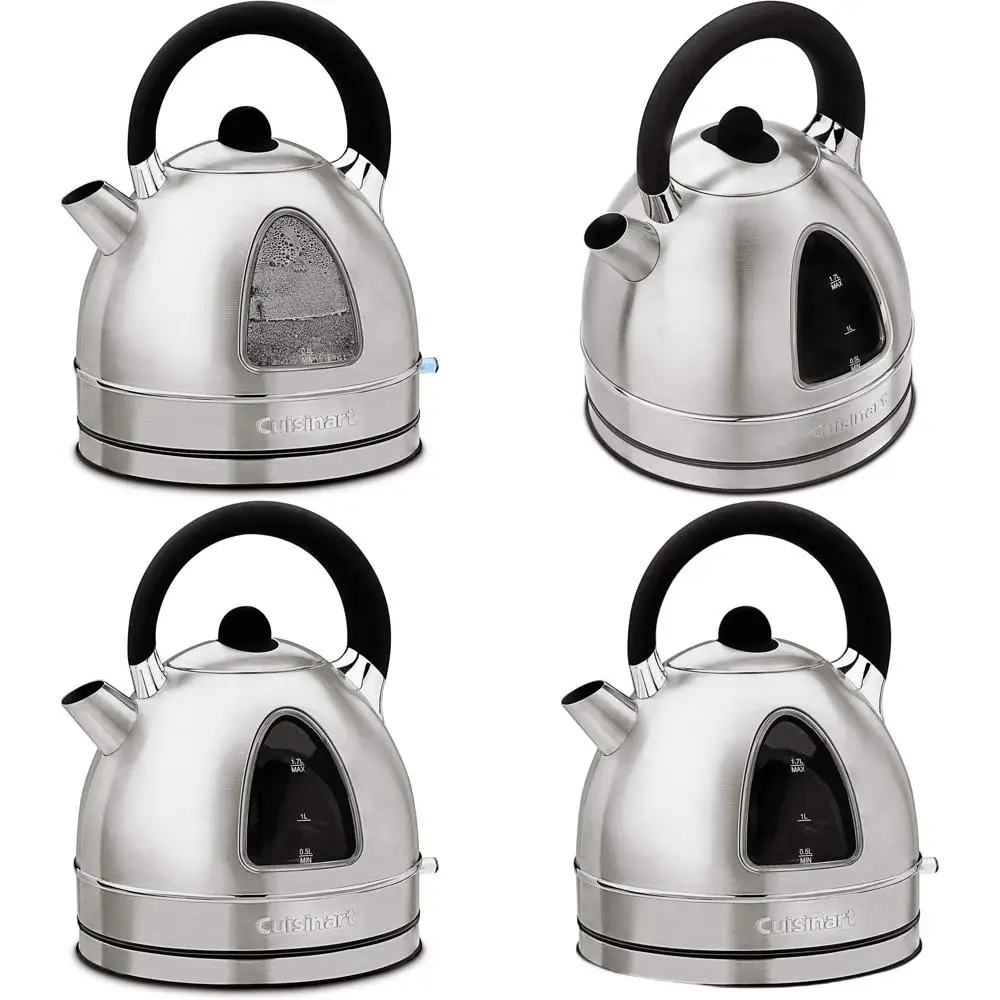

Renewed Stainless Steel Cordless Electric Kettle, 17-Cup Capacity