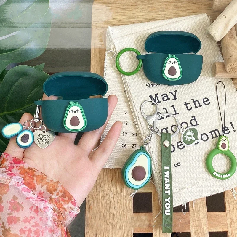 ل UGREEN HiTune P3 / T3 حافظة موضة الحب القلب قلادة وسماعة غطاء سيليكون لغطاء HiTune T3