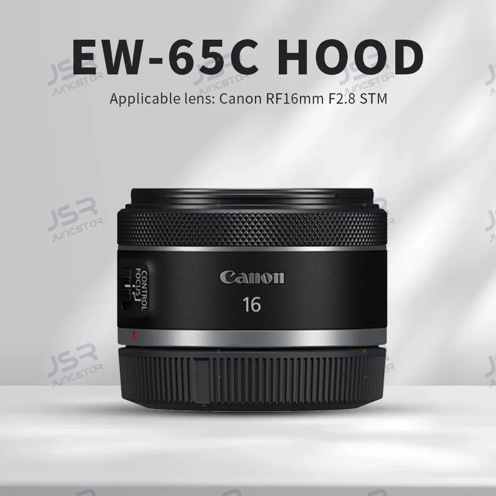EW-65C light shield suitable for Canon RF16mm F2.8STM mirrorless R5 R6 wide-angle portrait lens