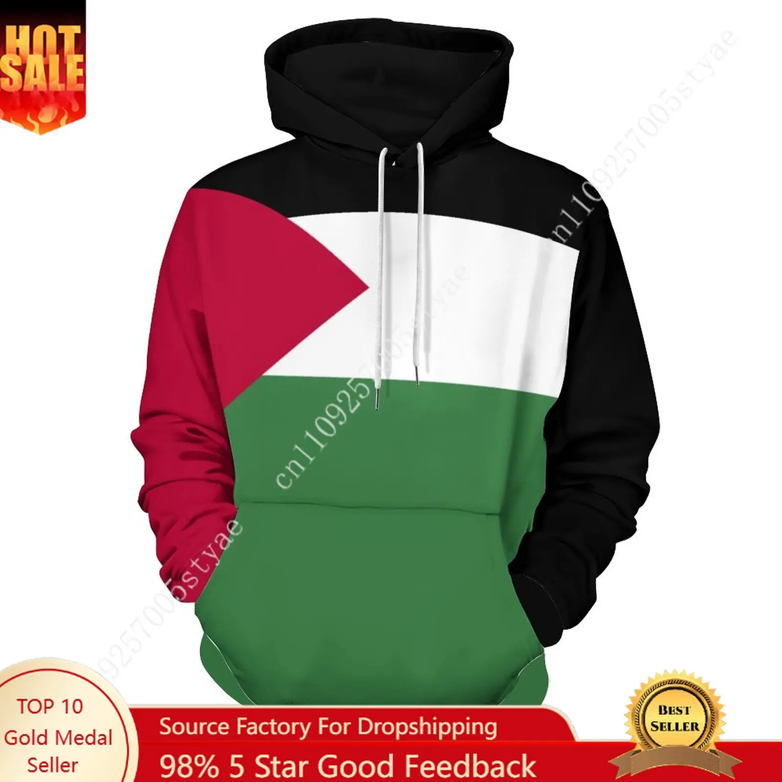 Palestine Flag Hoodies Men Woman Warm Pullover Hooded Cool Hoodie Fashion Sweatshirt Casual Tops Clothing with Pockets